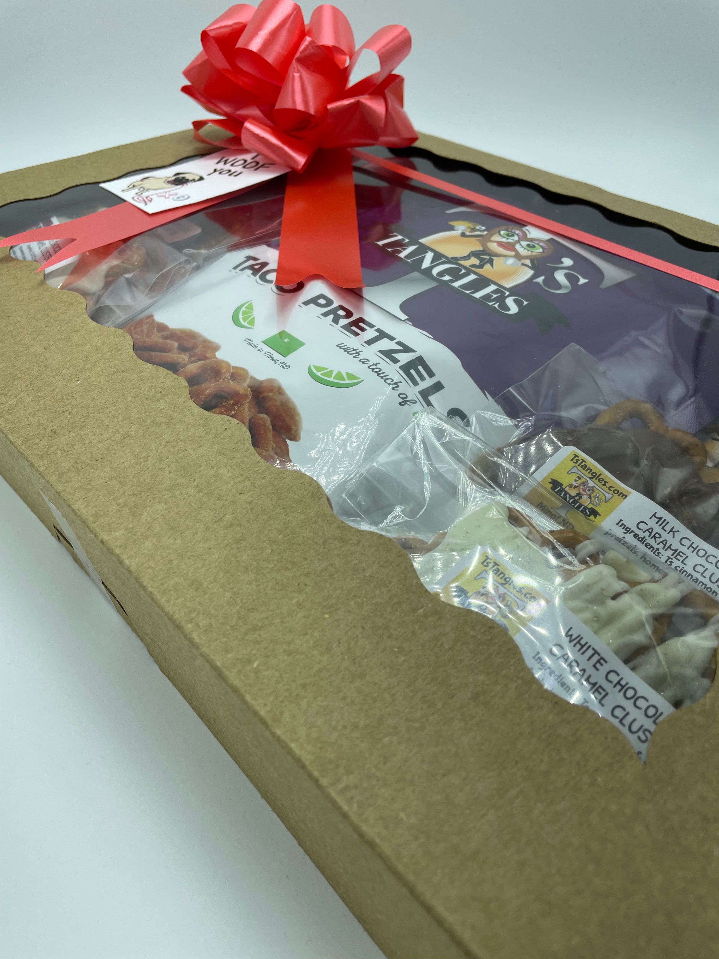 Pretzel & Cluster Gift Box | T's Tangles,LLC Minot, ND